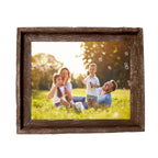 Barnwoodusa | Farmhouse Style Rustic 24X30 Picture Frame | Signature Molding | 100% Reclaimed Wood | Rustic | Espresso Brown