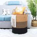 ELIZA KRAFTS Laundry Basket for Clothes | Toys Storage Basket | Washing clothes Storage Basket | Cotton Rope Hamper | MultiPurp