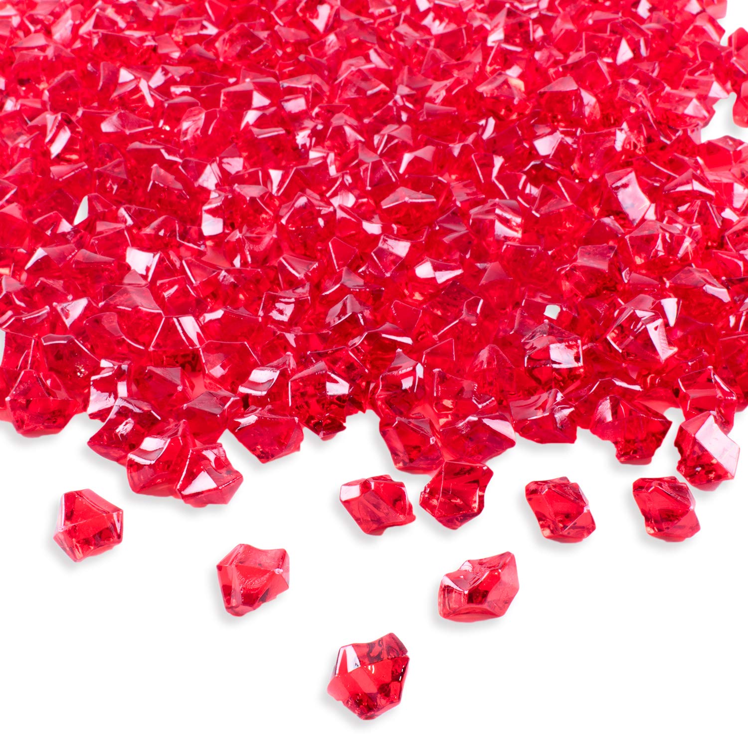 Super Z Outlet 1 Acrylic Color Ice Rock Crystals Treasure Gems for Table Scatters, Home Vase Fillers, Event, Wedding, Arts & Cra