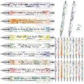 Sayglossy 50 Pcs Christian Pens Bulk Christmas Religious Gifts for Women 1.00mm Floral Ballpoint Pens Bible Verse Inspirational 