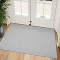 Lumi Ultra Thin Indoor Door Mat For Entrance 32'X48', Non Slip Entryway Mat, Low Profile Doormat, Unique Herringbone Design Ca