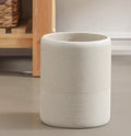 QL DESIGN Hight Quality Polyresin Wastebasket, Garbage Receptacle Bin for Bathrooms, Powder Rooms, Kitchens, Home Offices