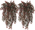 Artificial Hanging Vine Plants, Fake Foliage Ivy Plant Plastic Leaves Vines UV Resistant Greenery Faux Flowers Decor Home Indoor