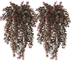 Artificial Hanging Vine Plants, Fake Foliage Ivy Plant Plastic Leaves Vines UV Resistant Greenery Faux Flowers Decor Home Indoor