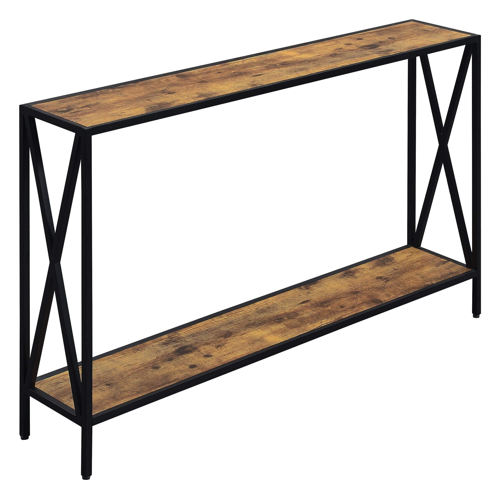 Convenience Concepts Tucson Console Table 47.25 - Modern Sofa Table with Storage Shelf, Entryway Hall Table for Living Room, Bar