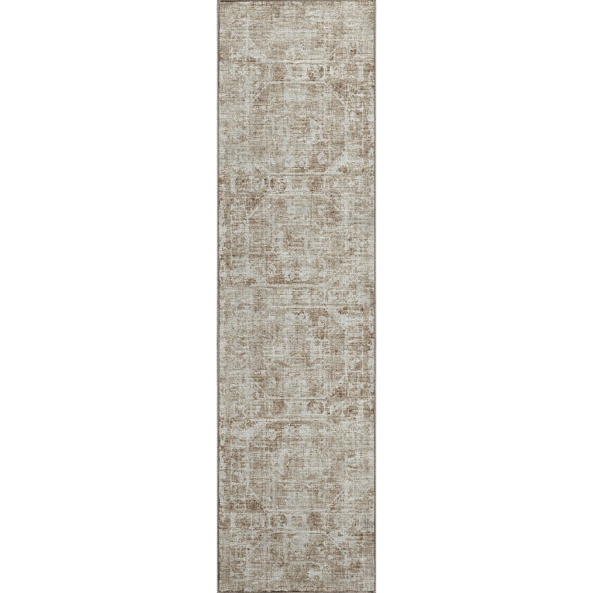 Aberdeen AB2 Taupe 2'3' x 7'6' Runner Rug