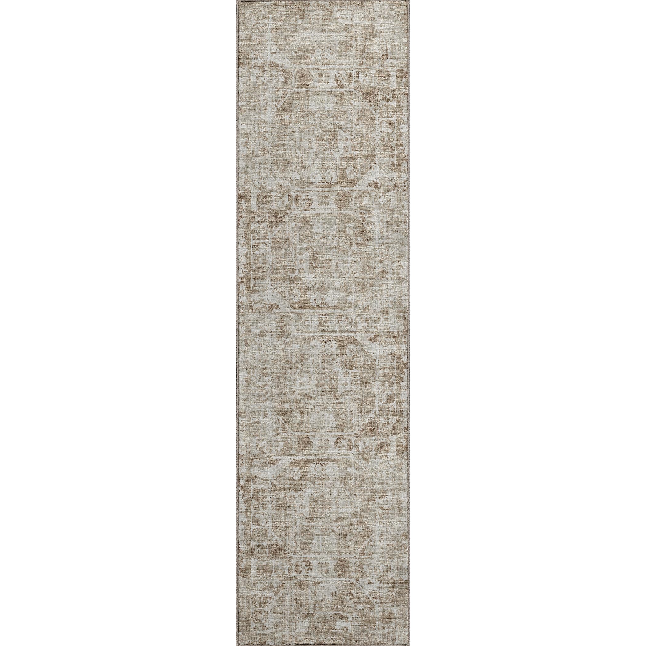 Aberdeen AB2 Taupe 2'3' x 7'6' Runner Rug