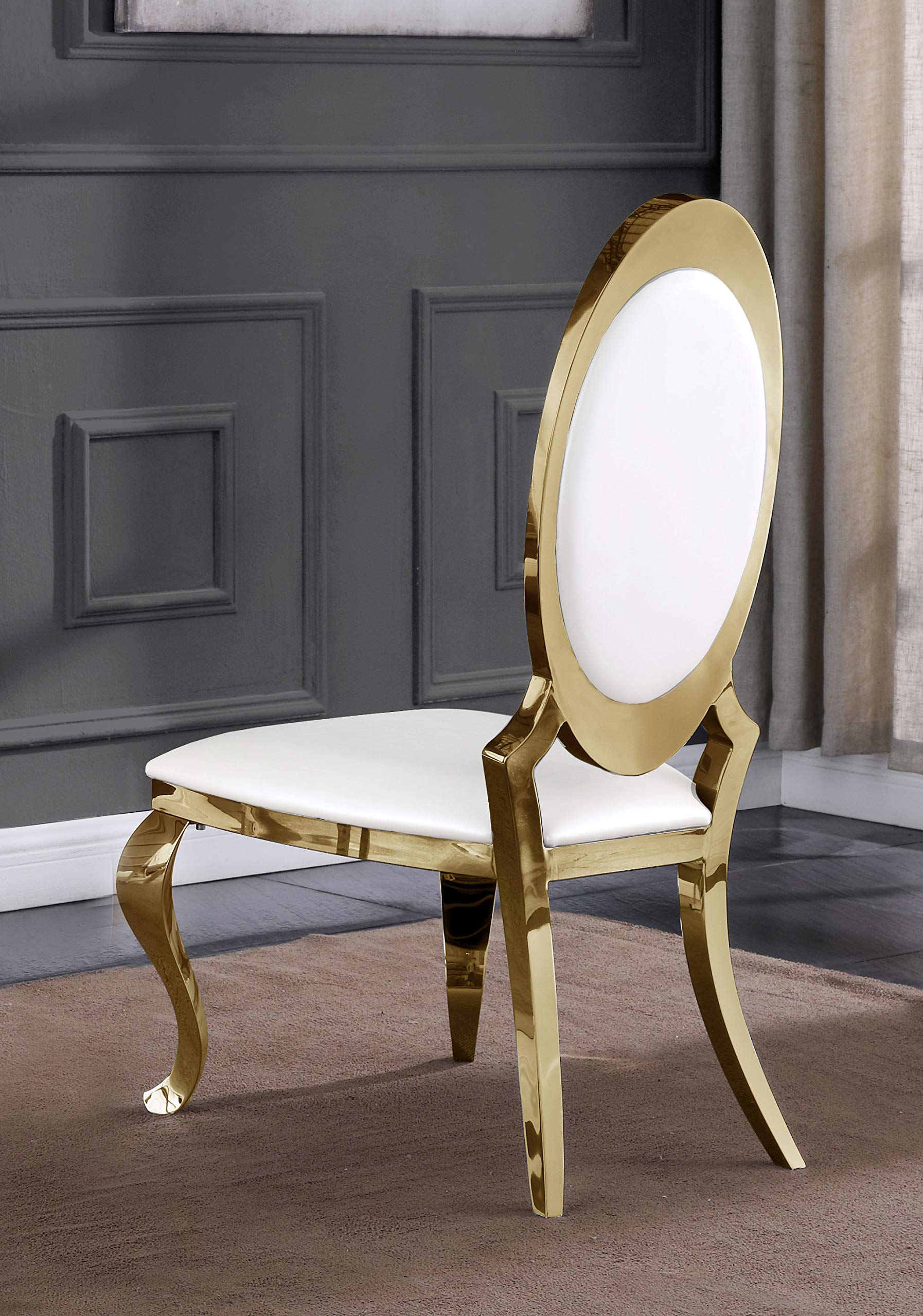 Best Quality Furniture Sc187 Dining Chairs, White