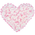 BESKIT 2100 PCS Artificial Silk Rose Petals for Valentines Day, Wedding, Romantic Night, Party Flower Decorations (Pink&White)