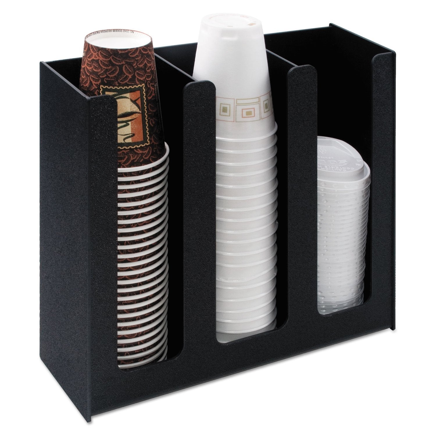 Vertiflex 3-Column Cup And Lid Holder Organizer