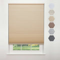Linen Avenue Cordless Standard Blackout Cellular Shade 68 1/4 W x 48 H, Muslin (Arrives 1/4  Narrower)