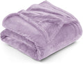 Utopia Bedding Fleece Blanket Twin Size Lilac 300Gsm Luxury Anti-Static Fuzzy Soft Microfiber Bed Blanket (60X80 Inch)
