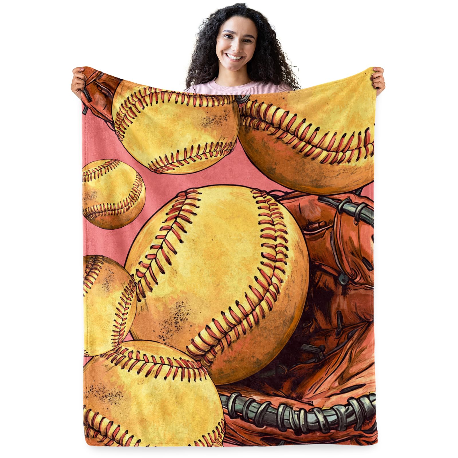 Levens Ice Hockey Gifts Blanket For Boys Girls Teen Son Adults - Perfect For Ultra Soft Flannel Throw Blanket 60'X50' For Bedr