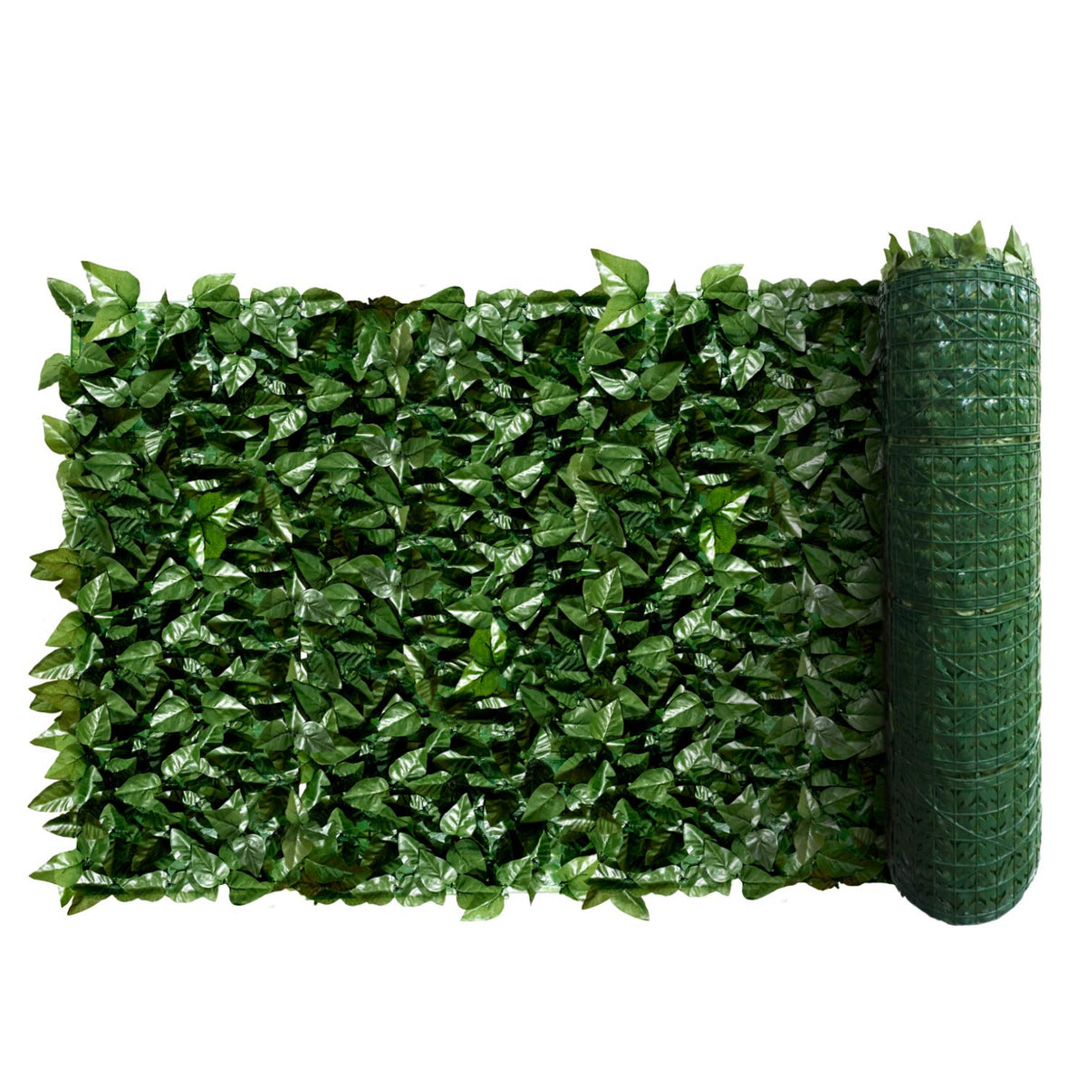 Patio Paradise 4' X 14' Faux Laurel Leaves Privacy Fence Screen With Backing Artificial Leaf Vine Hedge Outdoor Decor-Garden Bac