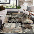 Superior Indoor Area Rug, Jute Backed, Perfect for Office, Living/Dining Room, Bedroom, Kitchen, Hallway, Entryway, Floor, Moder