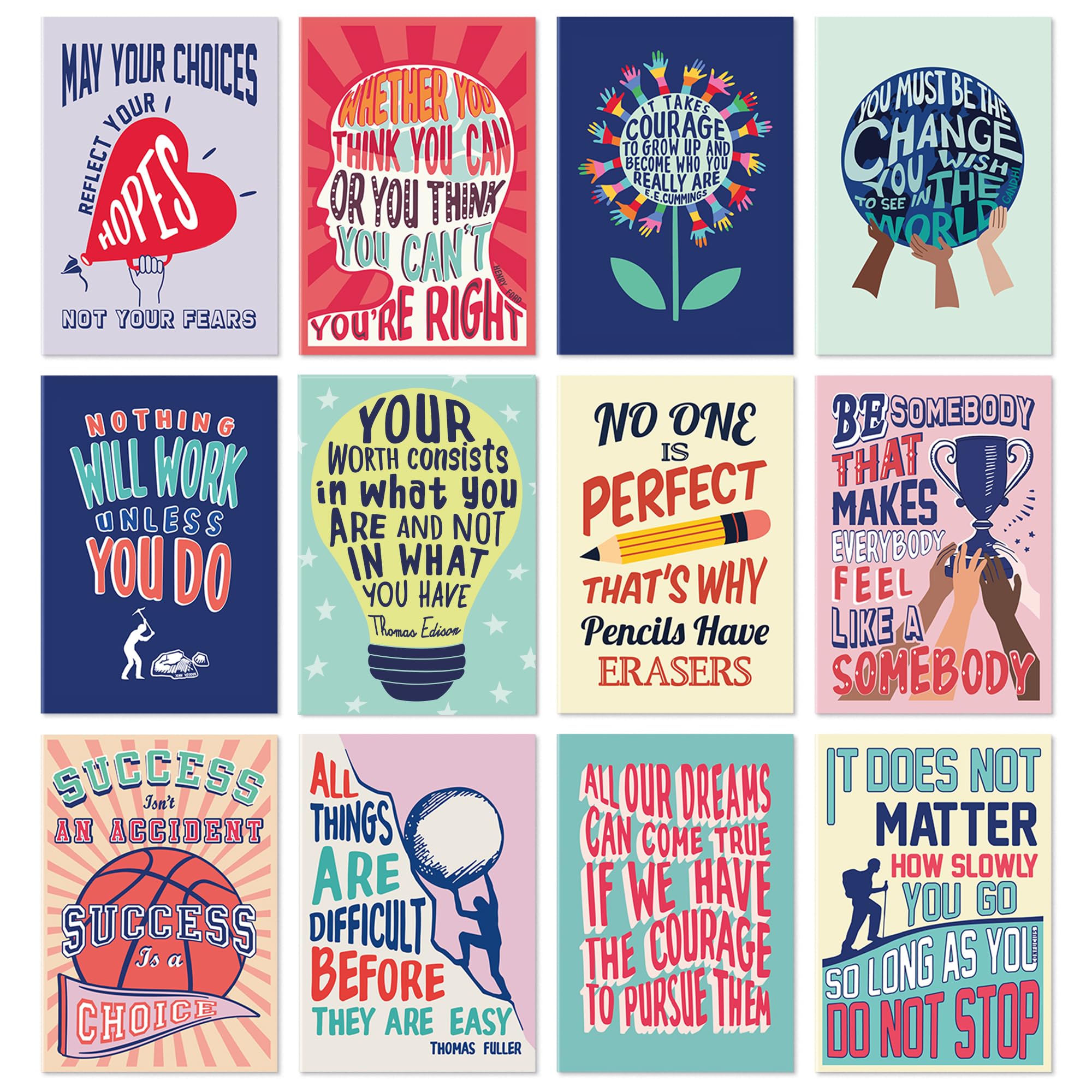 Sweetzer & Orange Inspirational Notebook Set. 24 Journal Notebooks For Women And Kids. 3.5 X 5    Small Journal. Stocking Stuffe