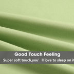 Leisureweek Premium Yellowgreen Pillowcases 12 Pack, Standard Queen Size, Soft Brushed 1800 Thread Count Microfiber, Allergies F
