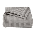 Market & Place 100% Cotton Waffle Weave Bed Blanket | Soft, Breathable, and Lightweight Blanket for All-Season | Perfect for Lay