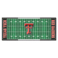 FANMATS - 7563 NCAA Texas Tech University Red Raiders Nylon Face Football Field Runner 30x72