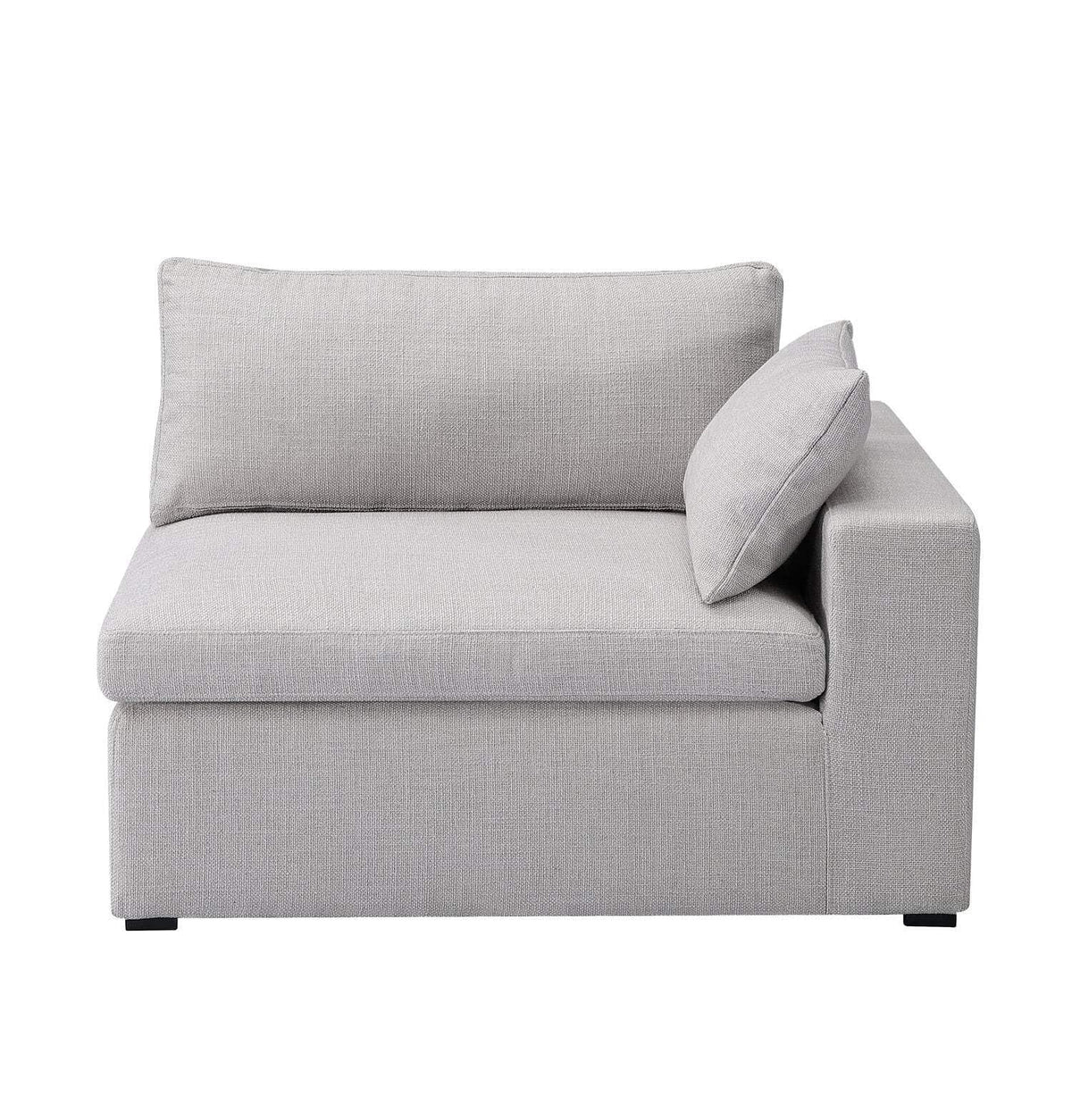 GFURN Inès Sofa - 1-Seater Single Module with Left Arm - Opal Fabric