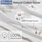Siluvia 20'X20' Pillow Inserts Set Of 2 Decorative 20' Pillow Inserts-Square Interior Sofa Throw Pillow Inserts Decorative Wh