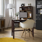 Casual Home Montego Folding Desk With Pull-Out Tray-Espresso