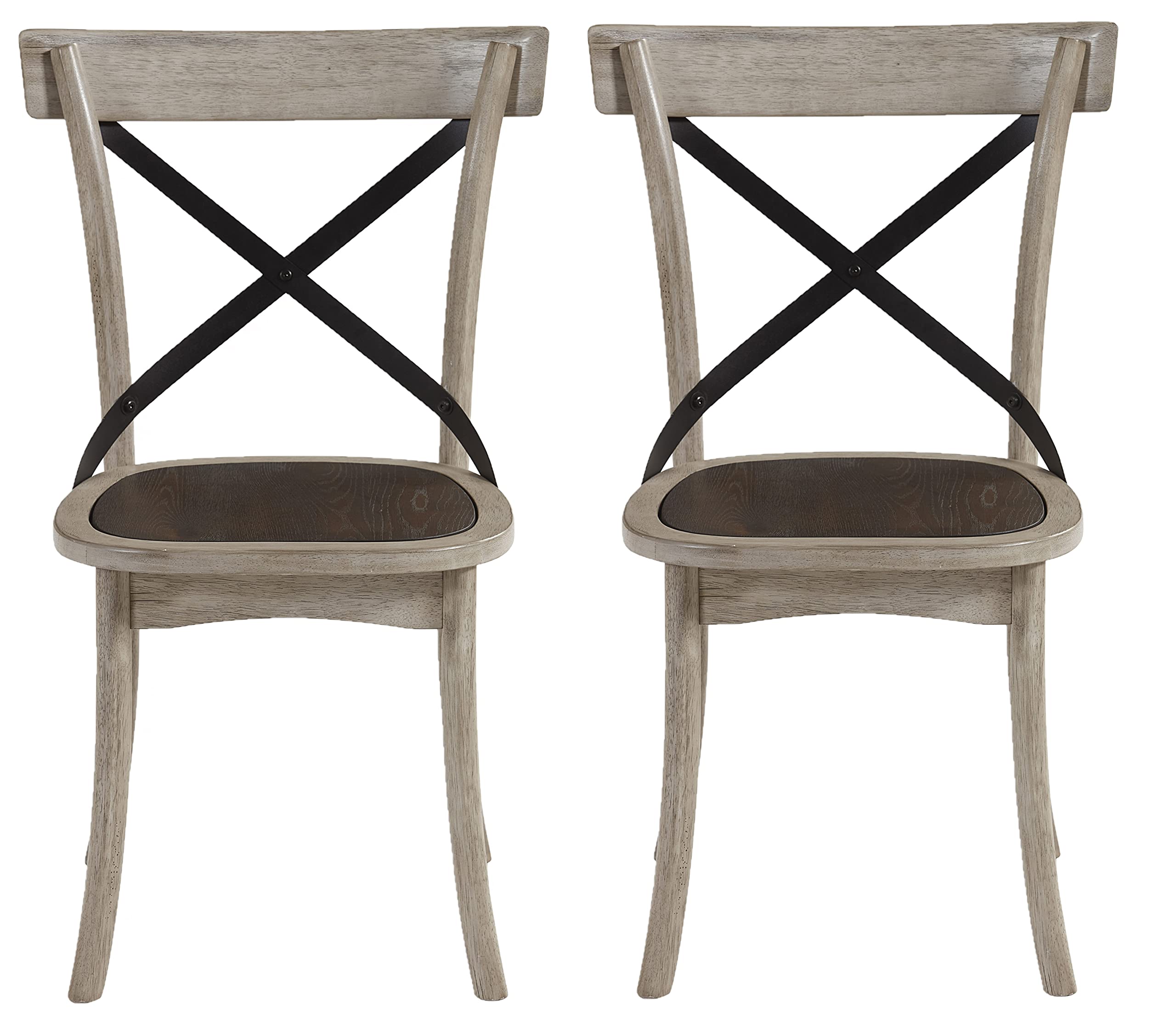 Progressive Furniture Winslet X-Back Dining Chair Set Of 2 - Thumbnail 2