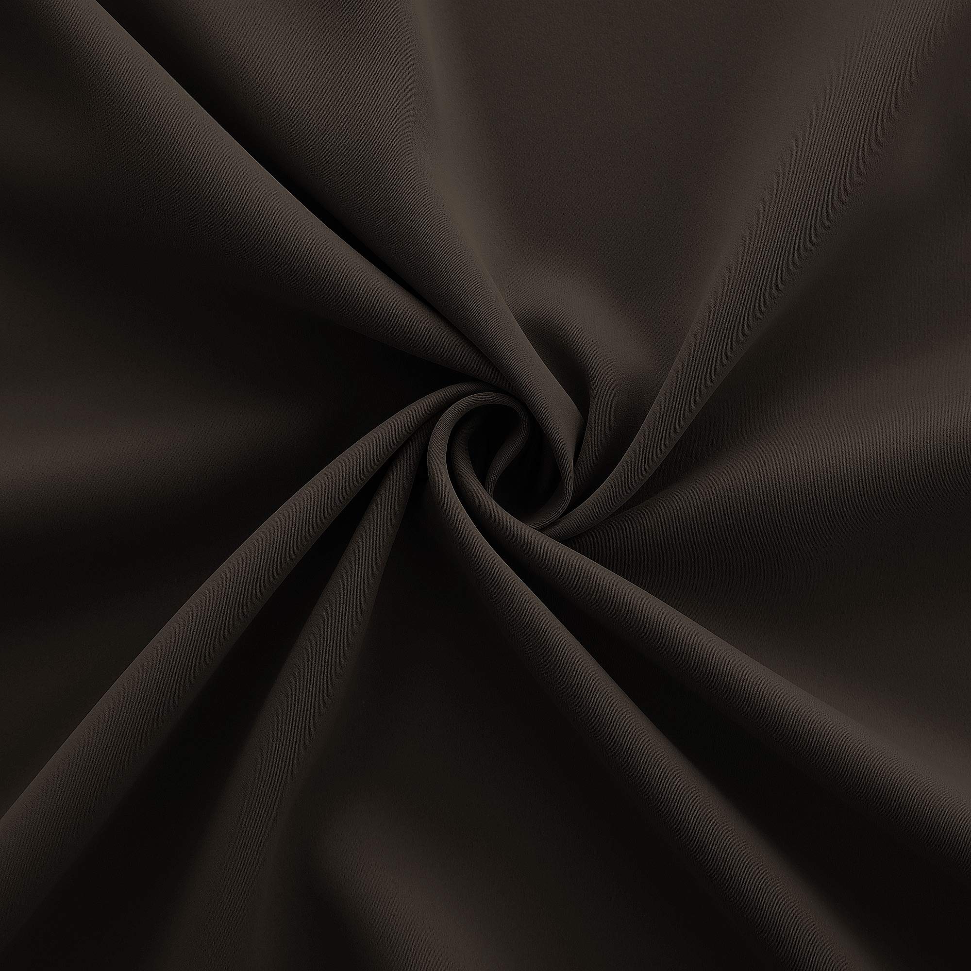 Koufall Brown Bathroom Curtains For Window 24 Inch Length Rod Pocket Small Curtains For Kitchen Chocolate Coffee Brown