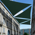 Tang 22' X 22' X 22' Sun Shade Sail Equilateral Triangle Permeable Canopy Uv Block Shade Cloth For Patio Outdoor Backyard Pergol