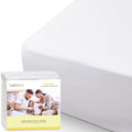 Saferest 100% Waterproof Full Size Mattress Protector - Fitted With Stretchable Pockets - Machine Washable Cotton Mattress Cover