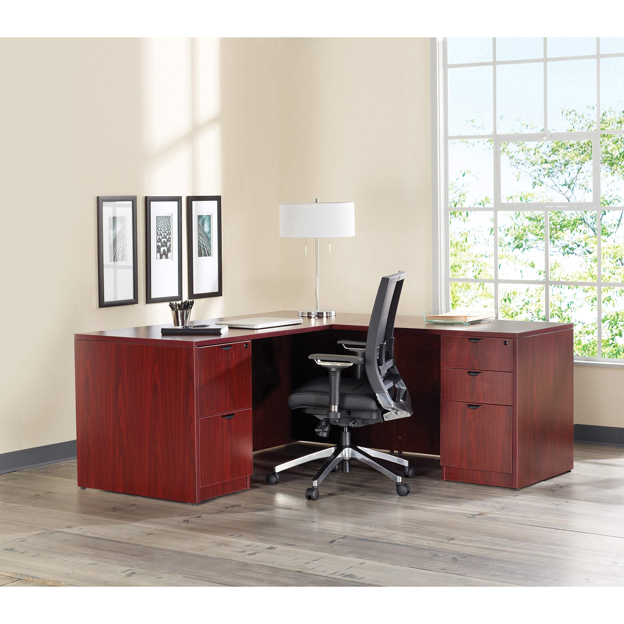 Lorell Prominence 2.0 Mahogany Laminate Lateral File