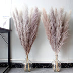 46'' inch 10 Stems Natural Pampas Grass Decor Tall, Pompas Grass, Tall Pampas Grass for Weddingm, Farmhouse, Boho Home Decor (Gr