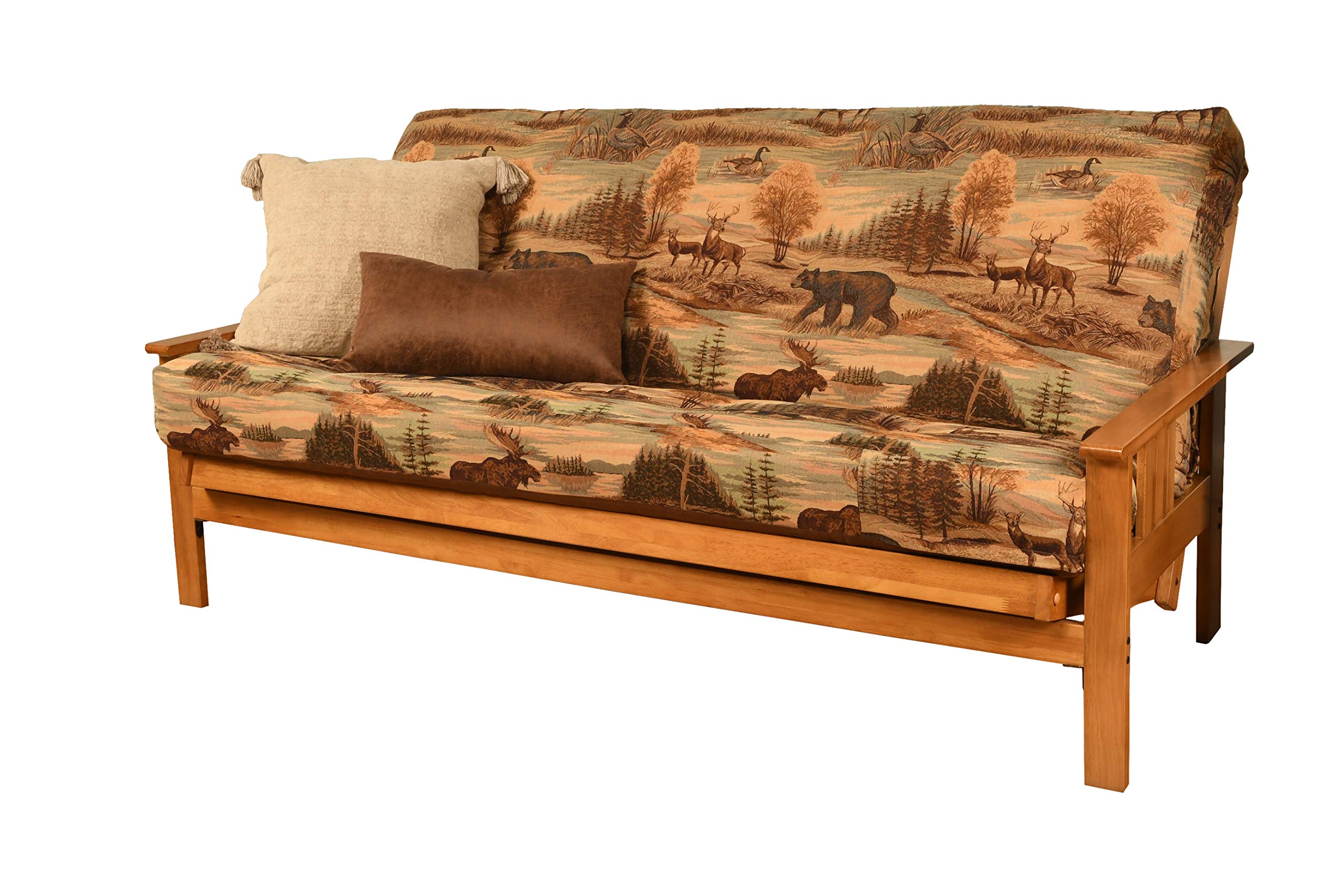 Kodiak Furniture Monterey Futon Set With Butternut Finish, Full, Canadian