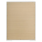 Coaster Home Furnishings Ives Contemporary Wood 5-Drawer Bedroom Chest of Drawers Chiffonier Clothing Storage Cabinet Bedroom Armoire Tall Dresser Organizer Unit White High Gloss 224945