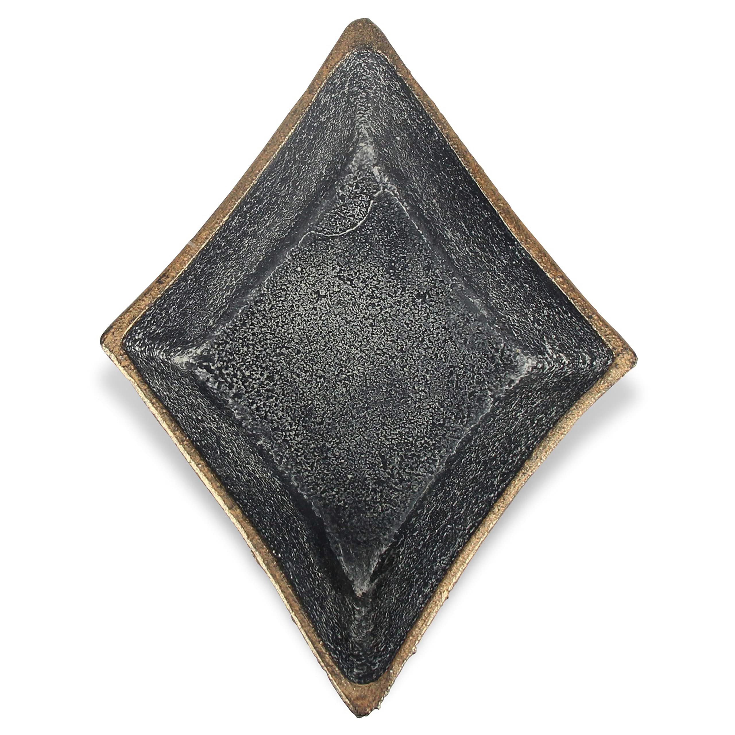 HomeRoots 5' Black Novelty Metal Handmade Tray