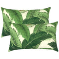 Lvtxiii Outdoor Pillow Covers 12X20 Inch Fade Resistant Patio Lumbar Pillow Covers, All Weather Throw Cushion Cases For Sofa Cou