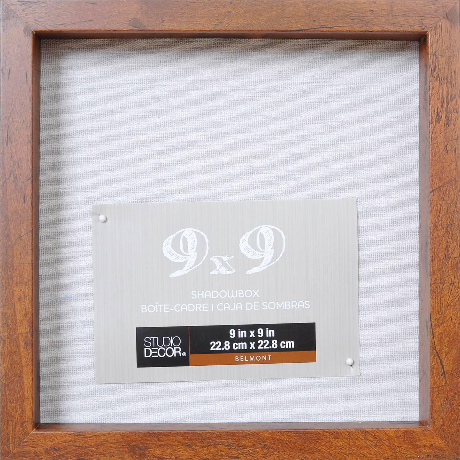 MICHAELS Honey Belmont Shadow Box By Studio D  cor