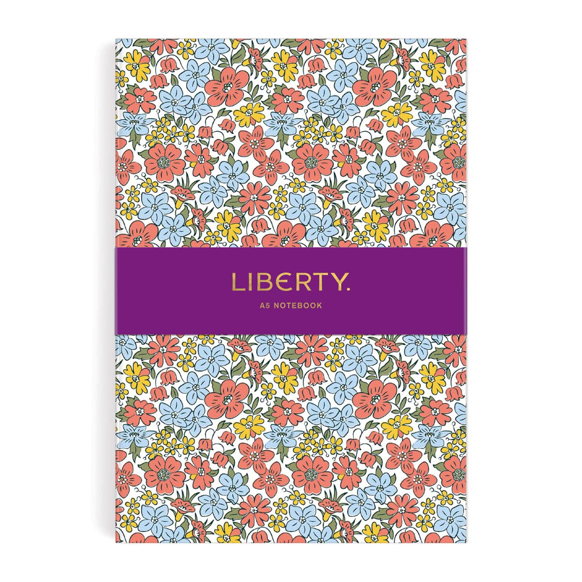 Galison Liberty Betty Bea A5 Journal From 136 Lined Pages With Gilded Edges, 5.25 X 7.25, Softcover Journal, Beautiful Floral Pr