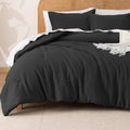 Phf Soft Waffle Comforter Set Twin Size- 2 Pieces Waffle Weave Comforter With 1 Pillow Sham, Lightweight Breathable Comfy Beddin