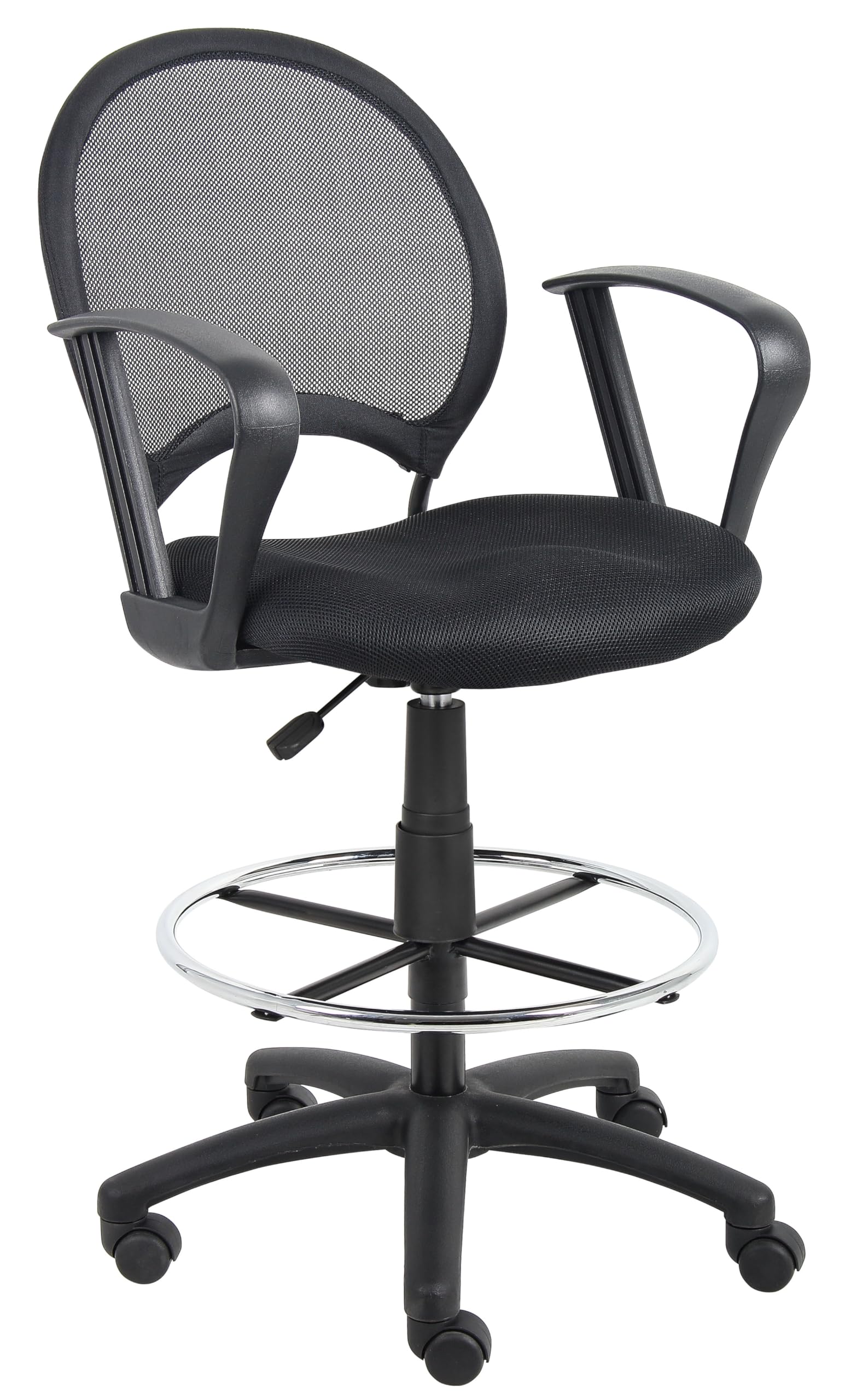 Boss Office Products Mesh Drafting Stool