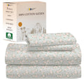 California Design Den Rose Sheet Set Twin, 100% Cotton Deep Pocket Twin Sheets & Pillowcase Set - Vintage Rose