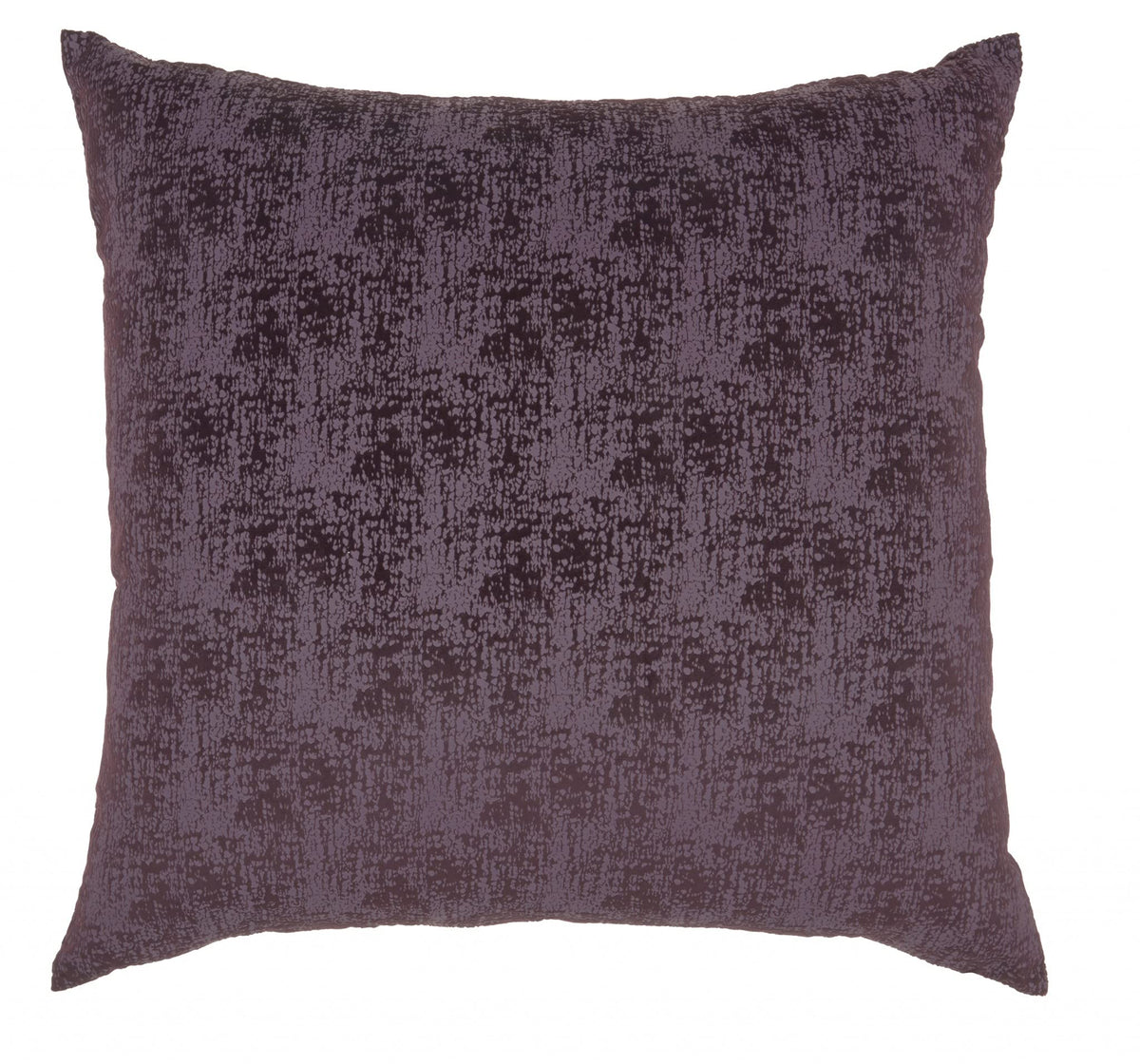 HomeRoots 100% Polyester Plum Distressed Gradient Throw Pillow