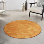 Nourison Essentials Indoor/Outdoor Sunburst 4' X Round Area Rug, Easy -Cleaning, Non Shedding, Bed Room, Living Room, Dining Room, Backyard, Deck, Patio (4 Round)