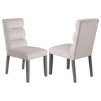 Coaster Home Furnishings Carla Upholstered Dining Side Chair Stone (Set of 2)