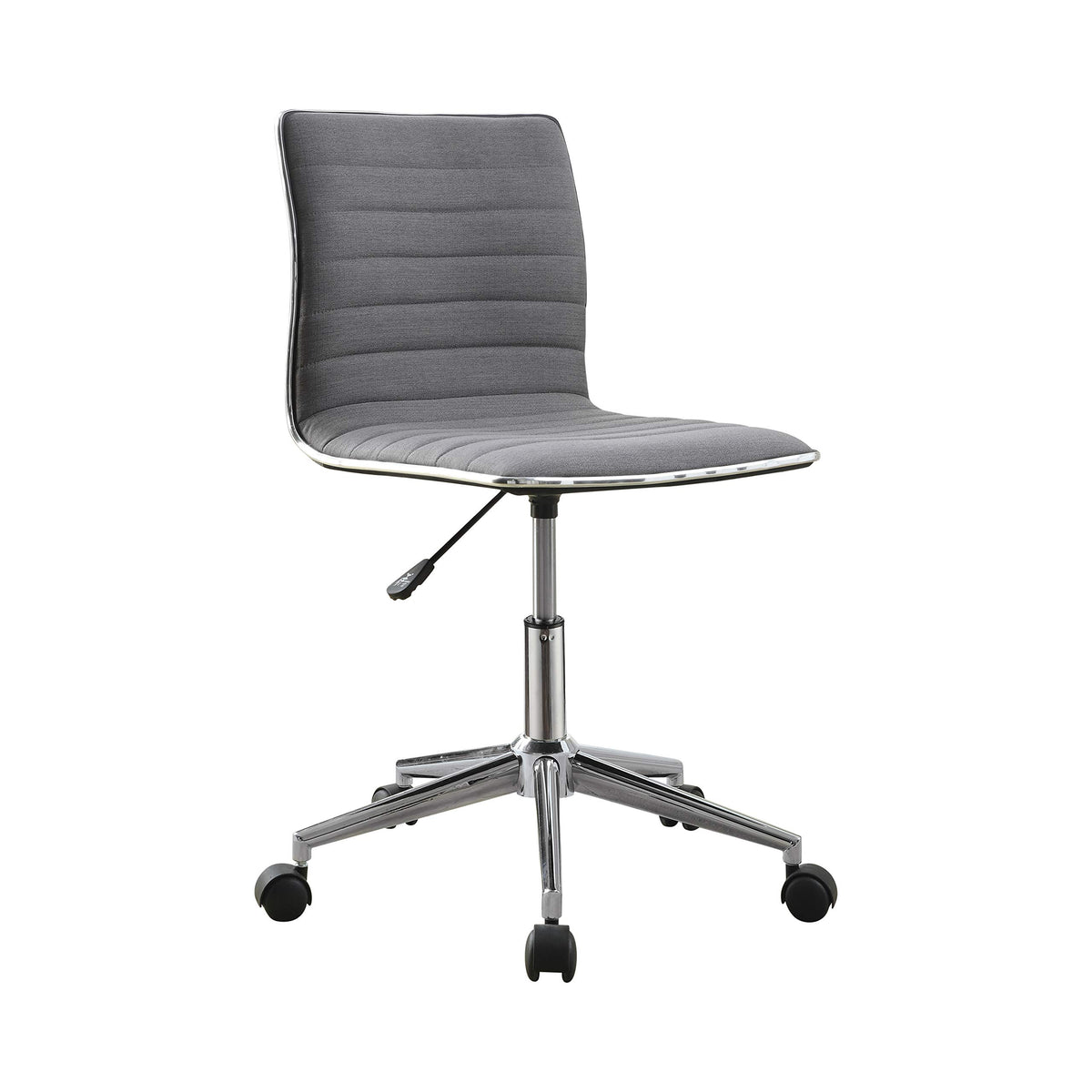 Coaster Furniture Adjustable Height Office Chair Grey and Chrome 800727