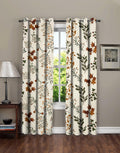 Amazon Brand  Umi Super Soft Brushed Microfiber Cotton Door Curtains,48X84(Inches) 7 Feet,Living Room,Grommet Curtain Panel,Pac
