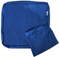 Qqbed 2 Pack Outdoor Patio Chair Pillow Seat Water-Resistant Cushion Covers In Navy Color 20'X18'X4' - Replacement Covers Onl