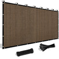 Shade&Beyond Customized Size 9' X 12' Shade Cloth With Grommets, 90% Uv Protection Uv Protection Mesh Tarp Sun Screens For Patio