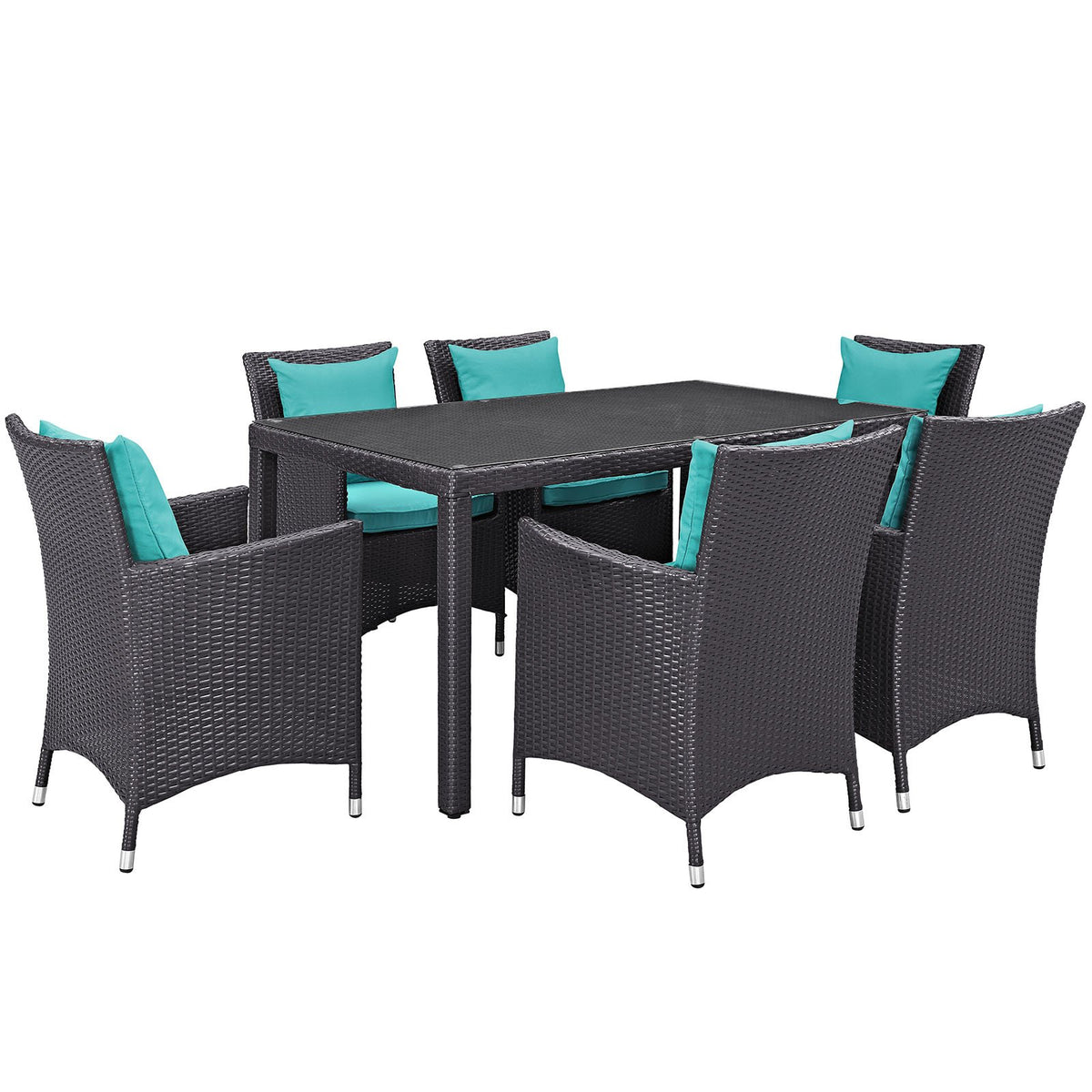 Convene 7 Piece Outdoor Patio Dining Set