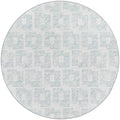 Delano Da1 Gray Transitional Rug Round 6' X 6'